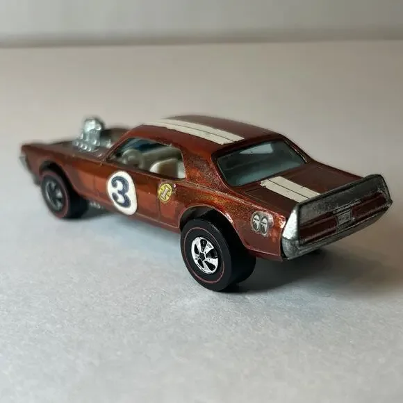 Hot Wheels Redline Orange 1969 Nitty Gritty Kitty Near MInt Condition